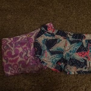 Lot of 2 girls Lilly Pulitzer shorts